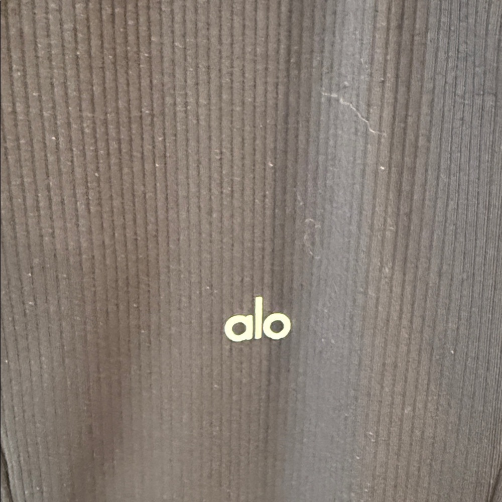 Alo Ribbed Insight Tank Black Small - Picture 5 of 5